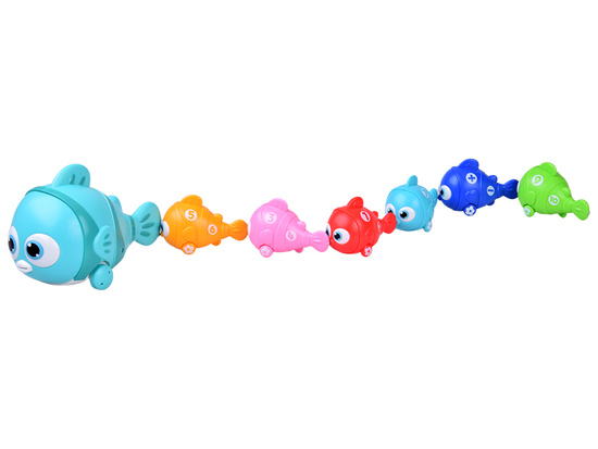 Interactive FISH FAMILY Set + fishing rod and magnet fishing ZA6016