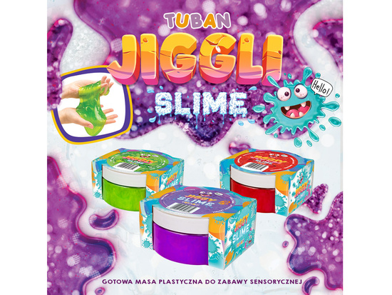 Tuban Jiggly Slime zielony jabłkowy glut 100G ZA5644