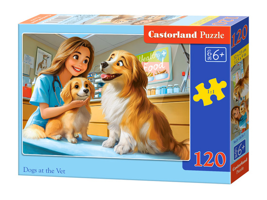 Puzzle 120-elementów Dogs at the Vet B-13616-1 