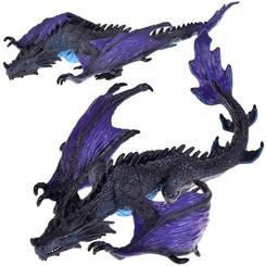 Purple Dragon Figurine Majestic dragon with a movable mouth ZA5023