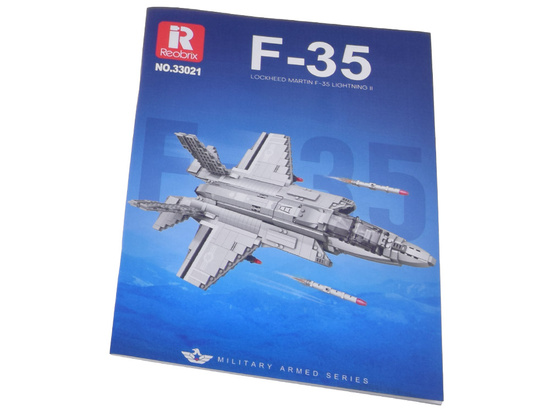Klocki techniczne amerykański myśliwiec F-35 Lighting II 1600ele ZA5799