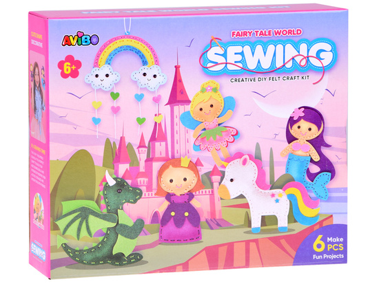 DIY creative kit world of fairy tales felt set ZA5277