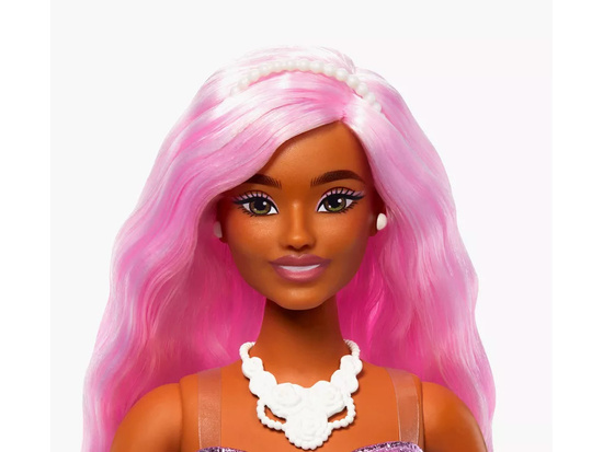 Mattel Barbie Deluxe Style Pink Fashion Doll in Dress ZA6030