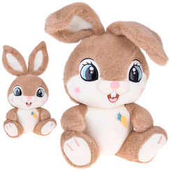 Plush rabbit 40 cm. Charming brown CARAMEL with foldable ears ZA5922