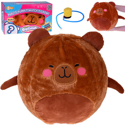 Large plush pompom ball cute animal 45cm Capybara ZA5975