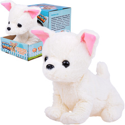 Interactive Plush Dog SISI Moves Head Barks Wags Tail ZA5363