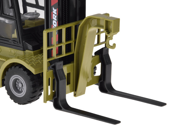 FORKLIFT with moving forks + light and sound effects ZA5978