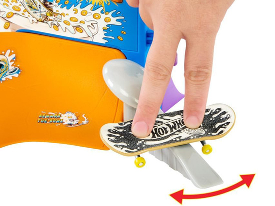 Skate Park Deskorolka Rampa  Zabawka Finger Skateboard Hot Wheels ZA5987