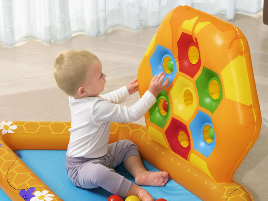 Bestway Inflatable Playground for Babies with Balls BEES 52639