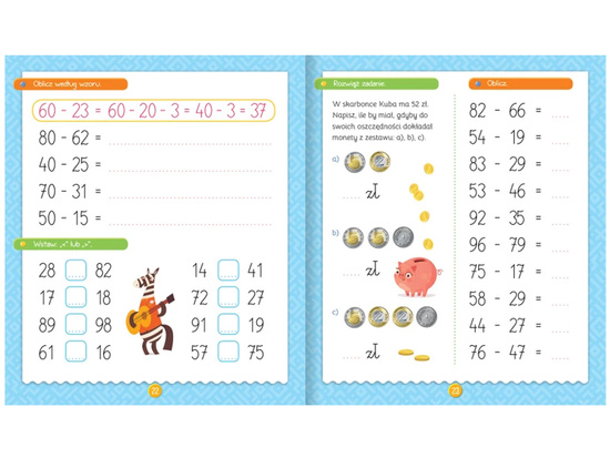 Aksjomat Matematyka dla klas 1-3. Ścieralny pisak KS1098