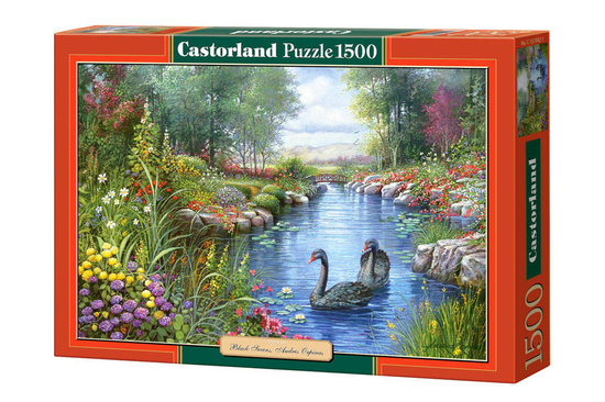 1500 - piece puzzle Copy of Black Swans, Andres Orpinas