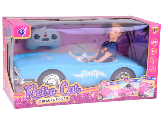 Remote Control Car Retro Cadillac with Doll – Stylish Driver, Ride with Class RC0746