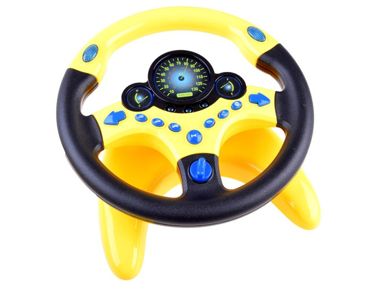 STEERING WHEEL Interactive toy Sound + light Vehicle sounds ZA3347