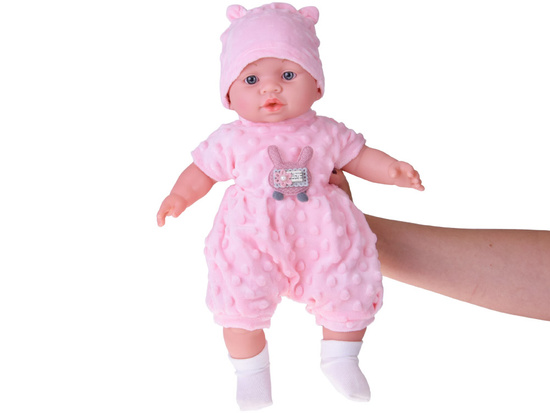 Interactive soft baby doll babbles and laughs 40 cm ZA5836