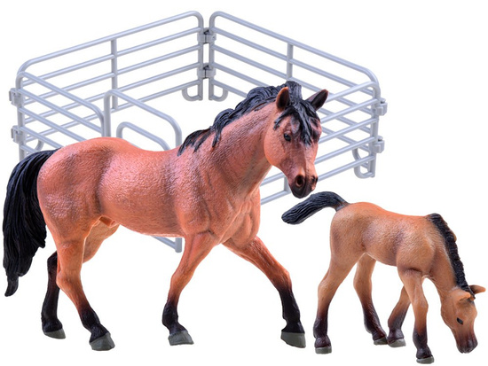 ANIMALS FARM SERIES Set of figurines "Horse and foal" HORSES COLLECTION ZA3391