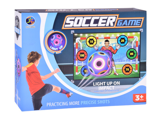 Shooting Wall Game Set + Light Up Soccer Ball ZA5599