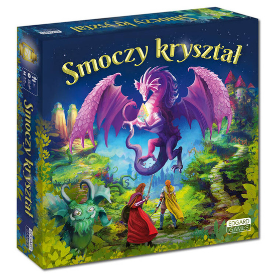 Edgar Smoczy kryształ - planszowa gra fantasy - dla dzieci, rodzinna GR0709