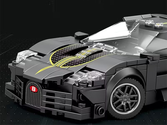 Technical blocks Sports car BLACK LUXURY hypercar 298-pcs ZA5785