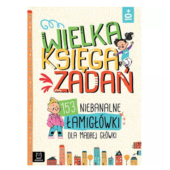 Książka Wielka Księga Zadań153 niebanalne Łamigłówki Krzyżówki KS0997