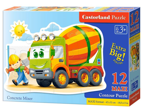 Puzzle 12 pcs. MAXI Concrete Mixer