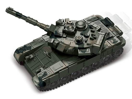 RC Tank with Remote Control, Rotating Turret, Lights, Realistic Sounds RC0728