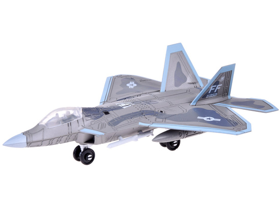 Set of building blocks jet plane model F-22 1:100 ZA5027