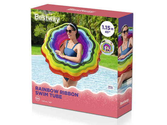 Bestway Inflatable swimming ring COLOURED JELLY 36163