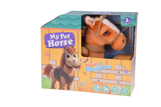 Interactive COWBOY HORSE walks, neighs, and dances. Country ihaaa! ZA5772