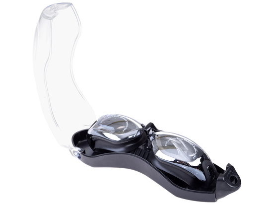 SET UV ANTI-FOG swimming goggles + ear and nose plugs SP0792 SR