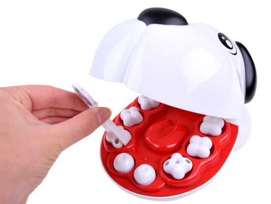 Toy Doctor Sick Clove Dog at the dentist ZA3232