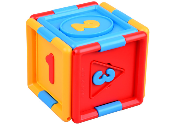 Educational fold-out puzzle cube ZA4539