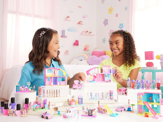 Mattel Mini BarbieLand Dollhouse + Doll and Pet + Accessories ZA6039 B