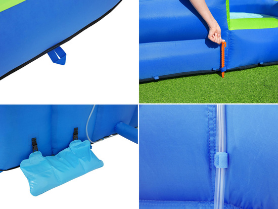 Bestway Wodny PLAC ZABAW H2O Go 365x320x270cm zjeżdżalnia i wyrzutnia 53408