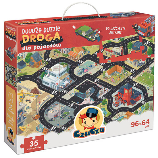 CzuCzu Big puzzle Road for vehicles 35e ZA4083