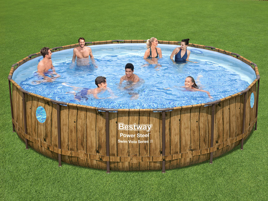 Bestway Rattan pool 549x122 13in1 56977