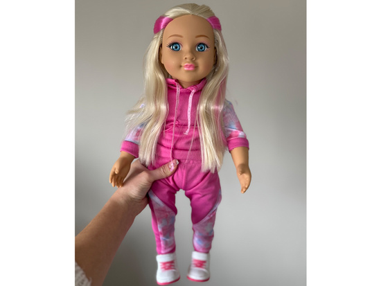 Large sports doll 48cm in a tracksuit + built-in melody and soft body ZA5844