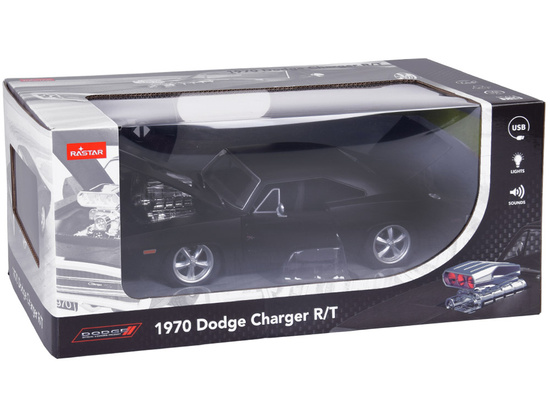 Zdalnie sterowane auto Dodge Charger R/T 1970 kultowe amerykańskie RC0725 