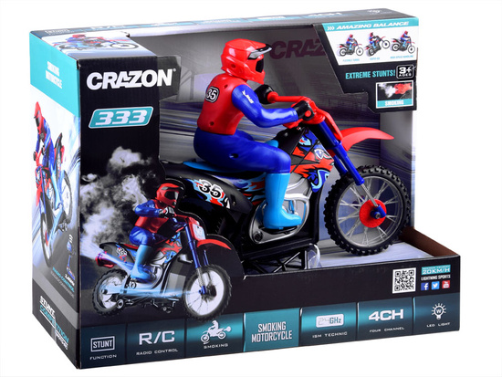 Dirt bike CROSS smoke light sound RC0564