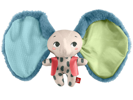 Mattel Fisher Price Sensory Elephant Cuddly Toy - Big Ears ZA6044