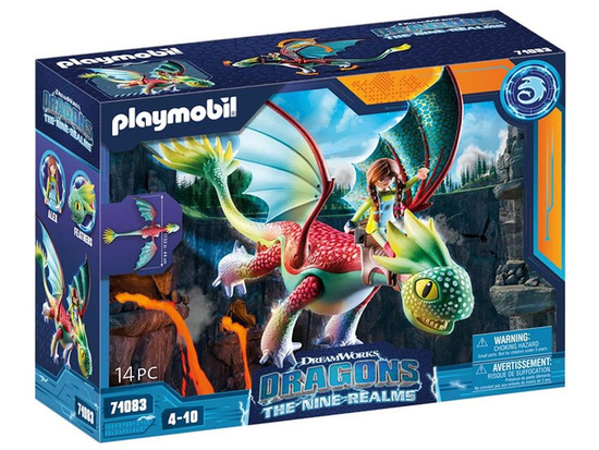 Klocki Playmobil 71083- Figurka smoka. Zestaw 14 elem.  ZA5998 