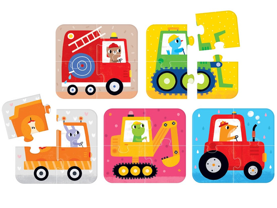 CzuCzu I am arranging VEHICLES with 5 puzzles ZA4047