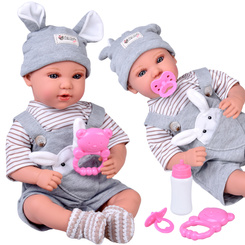 Interactive BOBAS doll 46cm - in blue shorts + accessories ZA5835