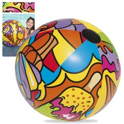 Bestway Inflatable beach ball COLOURFUL large 91cm 31044