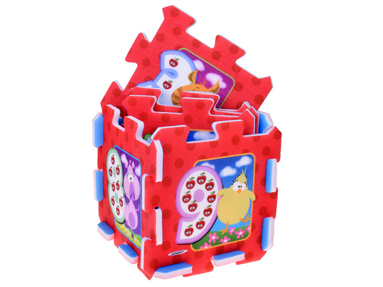 Foam puzzle ANIMALS and NUMBERS Baby mat 93x93cm ZA3147