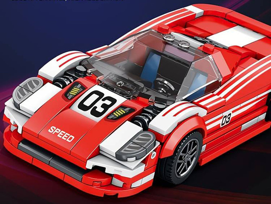Klocki techniczne Sportowe auto Living Legend 917 CZERWONE 355-ele ZA4754