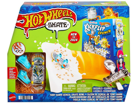 Skate Park Deskorolka Rampa  Zabawka Finger Skateboard Hot Wheels ZA5987