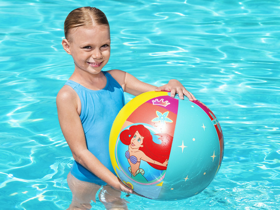 Bestway Dmuchana piłka plażowa Disney Princess 51cm 91042