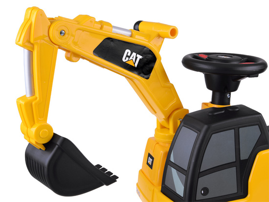 CAT excavator with movable bucket, storage compartment, horn ZA4898