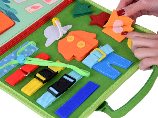 Montessori clock ZA6022 educational manipulative book