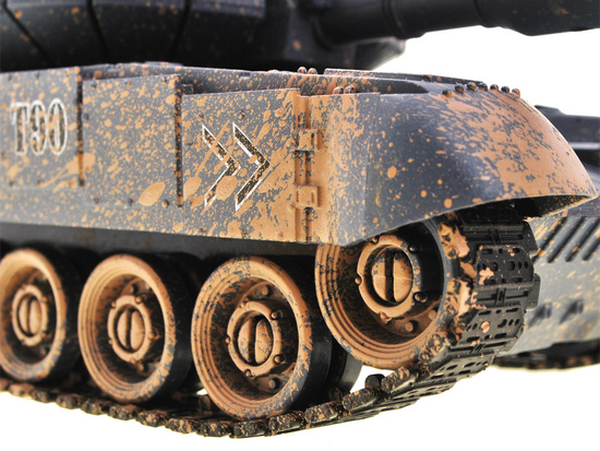 Controlled TANK T90 shoots rides lit RC0373